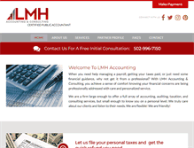 Tablet Screenshot of lmhaccounting.com